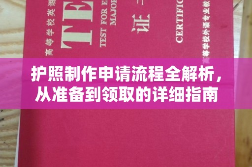 白朗护照制作申请流程全解析，从准备到领取的详细指南