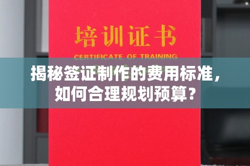 白朗揭秘签证制作的费用标准，如何合理规划预算？
