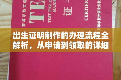 白朗出生证明制作的办理流程全解析，从申请到领取的详细指南