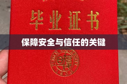 白朗保障安全与信任的关键