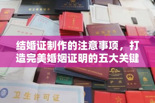 白朗结婚证制作的注意事项，打造完美婚姻证明的五大关键点