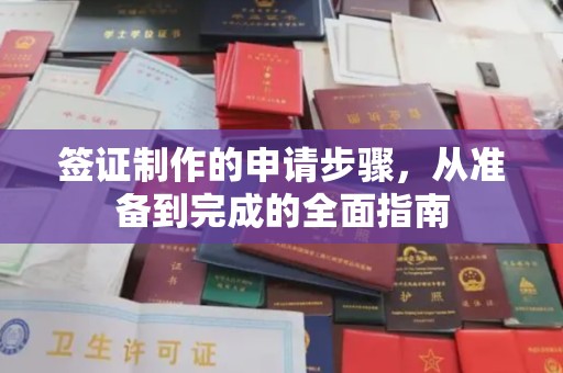 白朗签证制作的申请步骤，从准备到完成的全面指南