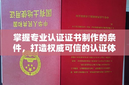白朗掌握专业认证证书制作的条件，打造权威可信的认证体系