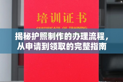白朗揭秘护照制作的办理流程，从申请到领取的完整指南