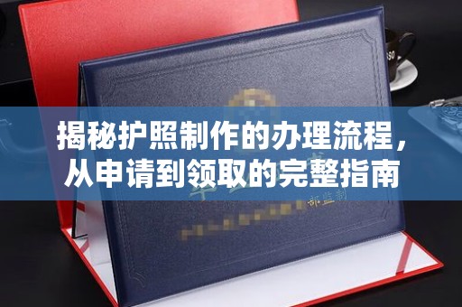 白朗揭秘护照制作的办理流程，从申请到领取的完整指南