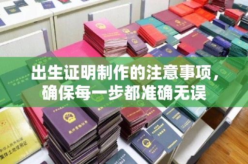 白朗出生证明制作的注意事项，确保每一步都准确无误