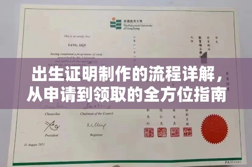 白朗出生证明制作的流程详解，从申请到领取的全方位指南